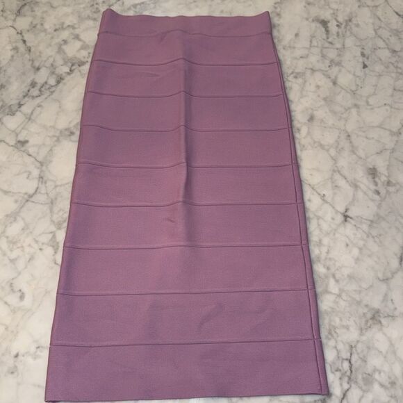 BCBGMAXAZRIA PURPLE BODYCON SKIRT S - Picture 5 of 5